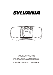 Manual Sylvania SRCD346 Stereo-set