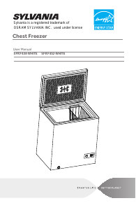 Manual Sylvania SFRF452-WHITE Freezer