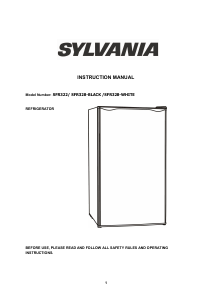 Handleiding Sylvania SFR322 Koelkast