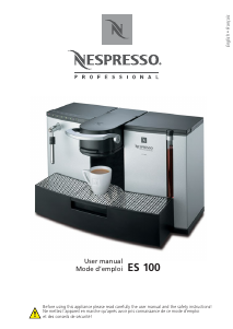 Mode d’emploi Nespresso ES 100 Machine à expresso