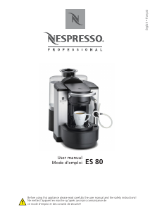 Handleiding Nespresso ES 80 Espresso-apparaat