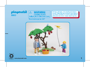 كتيب Playmobil set 9863 City Life خريف