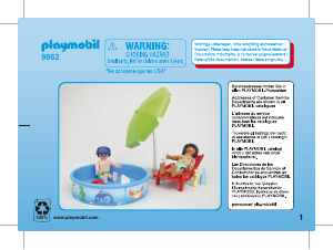 Handleiding Playmobil set 9862 City Life 4 seizoenen zomer