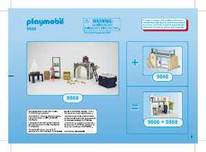 Manual de uso Playmobil set 9868 Leisure Habitación piratas