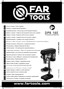 Priročnik Far Tools DPB 16E Vrtalna stiskalnica