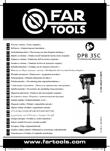 Brugsanvisning Far Tools DPB 35C Søjleboremaskine