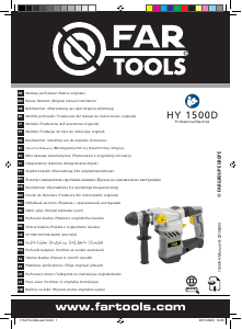 Manual Far Tools HY 1500D Ciocan rotopercutor