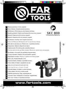 Priročnik Far Tools SKC 800 Rotacijsko kladivo