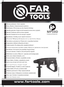 Priročnik Far Tools MP 50D Rotacijsko kladivo