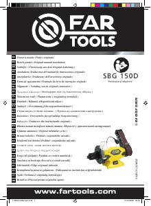 Kullanım kılavuzu Far Tools SBG 150C Taşlama Motoru