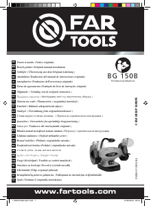 Priročnik Far Tools BG 150B Namizni brusilnik