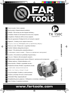 Vadovas Far Tools TX 150C Stalo šlifuoklis