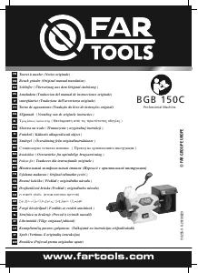 Manuale Far Tools BGB 150C Smerigliatrice da banco