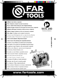 Priročnik Far Tools W3S 200 Namizni brusilnik