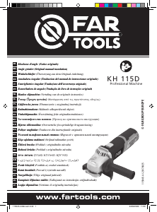 كتيب Far Tools KH 115D زاوية طاحونة