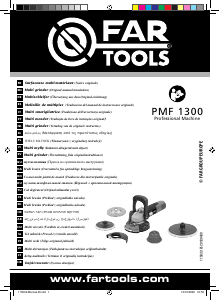 Manuál Far Tools PMF 1300 Úhlová bruska