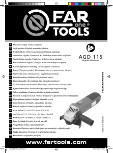 Instrukcja Far Tools AGB 115 Szlifierka kątowa