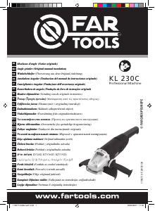 Priročnik Far Tools KL 230C Kotna brusilka