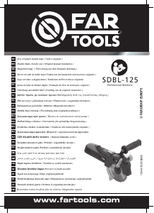 Käyttöohje Far Tools SDBL-125 Pyörösaha