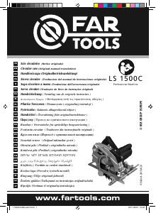Manuál Far Tools LS 1500C Kotoučová pila