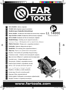 Kasutusjuhend Far Tools LL 1400E Ketassaag