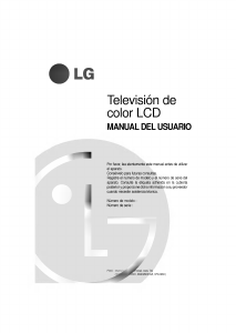 Manual de uso LG LL-15A10 Televisor de LCD