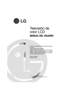 Manual de uso LG RL-15LA30 Televisor de LCD