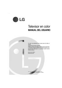 Manual de uso LG CE-29Q26ET Televisor