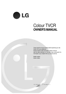 Handleiding LG KE-14U43X Televisie