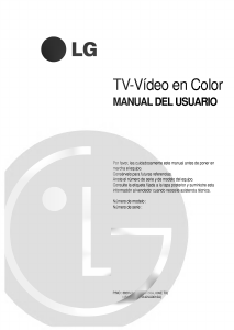 Manual de uso LG KB-14V30 Televisor