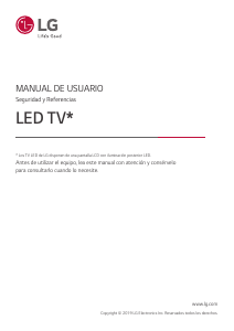 Manual de uso LG 43UT661H0ZA Televisor de LED