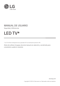 Manual de uso LG 49NANO866NA Televisor de LED