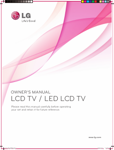 Handleiding LG 42LD570 LED televisie