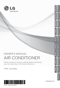 Manuale LG ARNU12GVEA2 Condizionatore d’aria