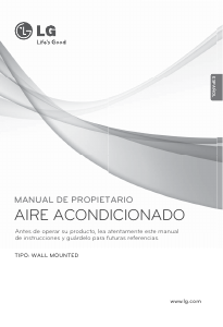 Manual de uso LG ARNU07GSEL2 Aire acondicionado