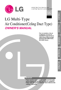 Manuale LG AMNH096BTG0 Condizionatore d’aria