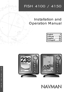 Mode d’emploi Navman FISH 4150 Sondeur