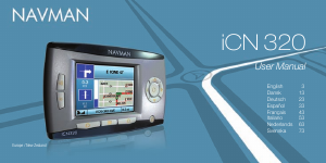 Bruksanvisning Navman iCN 320 Bilnavigator