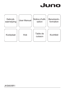 Mode d’emploi Juno JKSI605R1 Table de cuisson