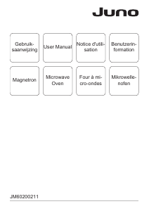 Manual Juno JM60200211 Microwave