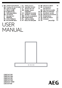 Manuale AEG DBE5970M Cappa da cucina