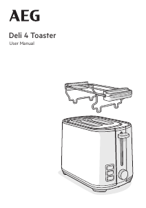 Manual de uso AEG T4-1-4ST Deli 4 Tostador