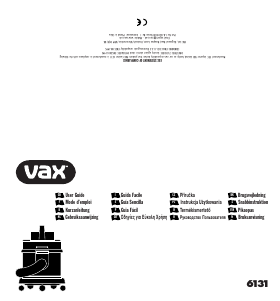 Käyttöohje Vax 6131 Pölynimuri