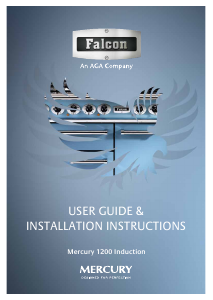 Handleiding Falcon Mercury 1200 Induction Fornuis