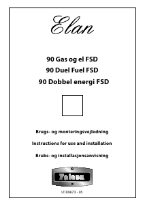 Bruksanvisning Falcon Elan 90 Dual Fuel Komfyr