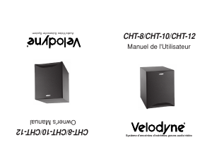 Mode d’emploi Velodyne CHT-8 Haut-parleur