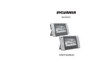 Bruksanvisning Sylvania SDVD8727 DVD spelare