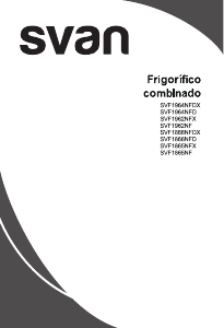 Manual de uso Svan SVF1866NFD Frigorífico combinado