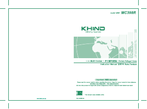 Handleiding Khind MC398R Multicooker