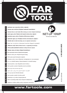 كتيب Far Tools NET-UP 10WP مكنسة كهربائية